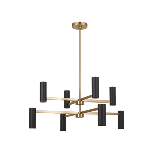 Zentro Eight Light Chandelier With LED Bulbs