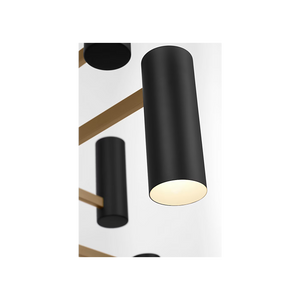 Zentro Eight Light Chandelier With LED Bulbs
