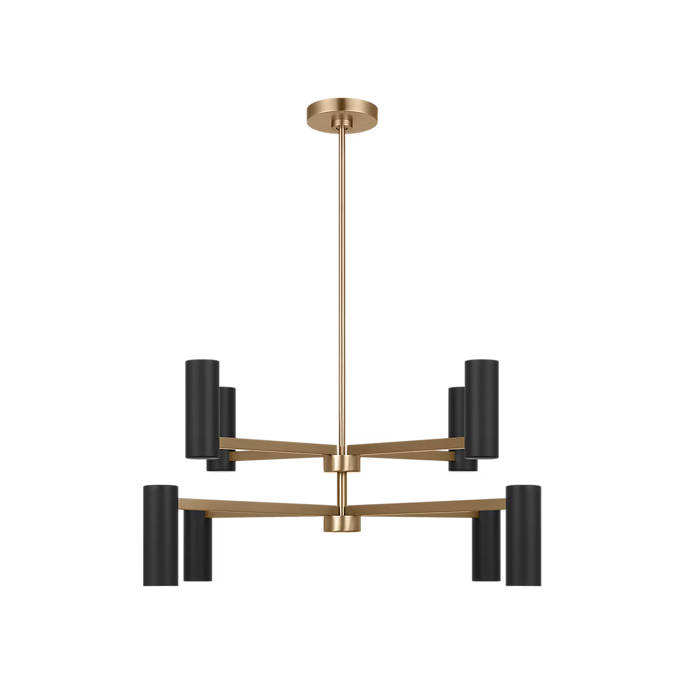 Zentro Eight Light Chandelier With LED Bulbs