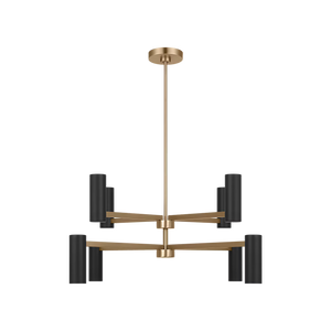 Zentro Eight Light Chandelier With LED Bulbs