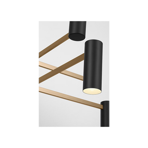 Zentro Eight Light Chandelier With LED Bulbs