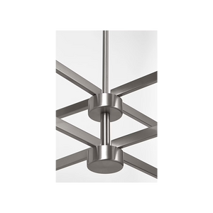 Zentro Eight Light Chandelier With LED Bulbs
