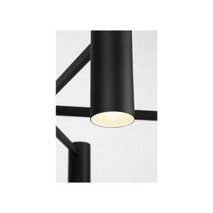 Zentro Eight Light Chandelier With LED Bulbs
