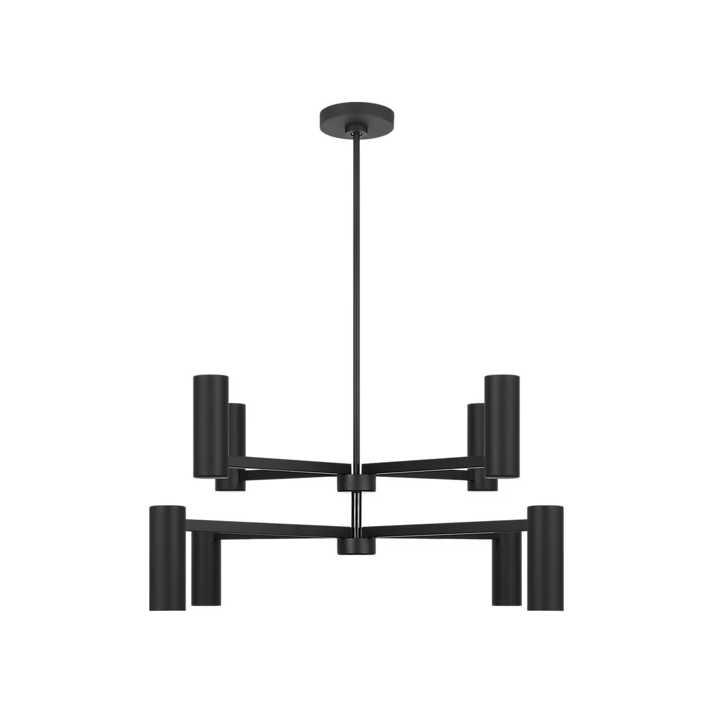 Zentro Eight Light Chandelier With LED Bulbs
