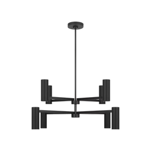 Zentro Eight Light Chandelier With LED Bulbs