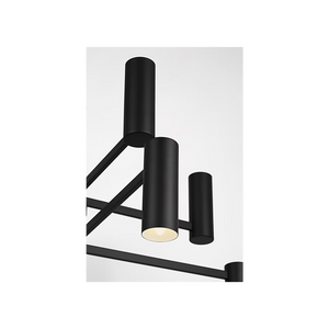 Zentro Eight Light Chandelier With LED Bulbs