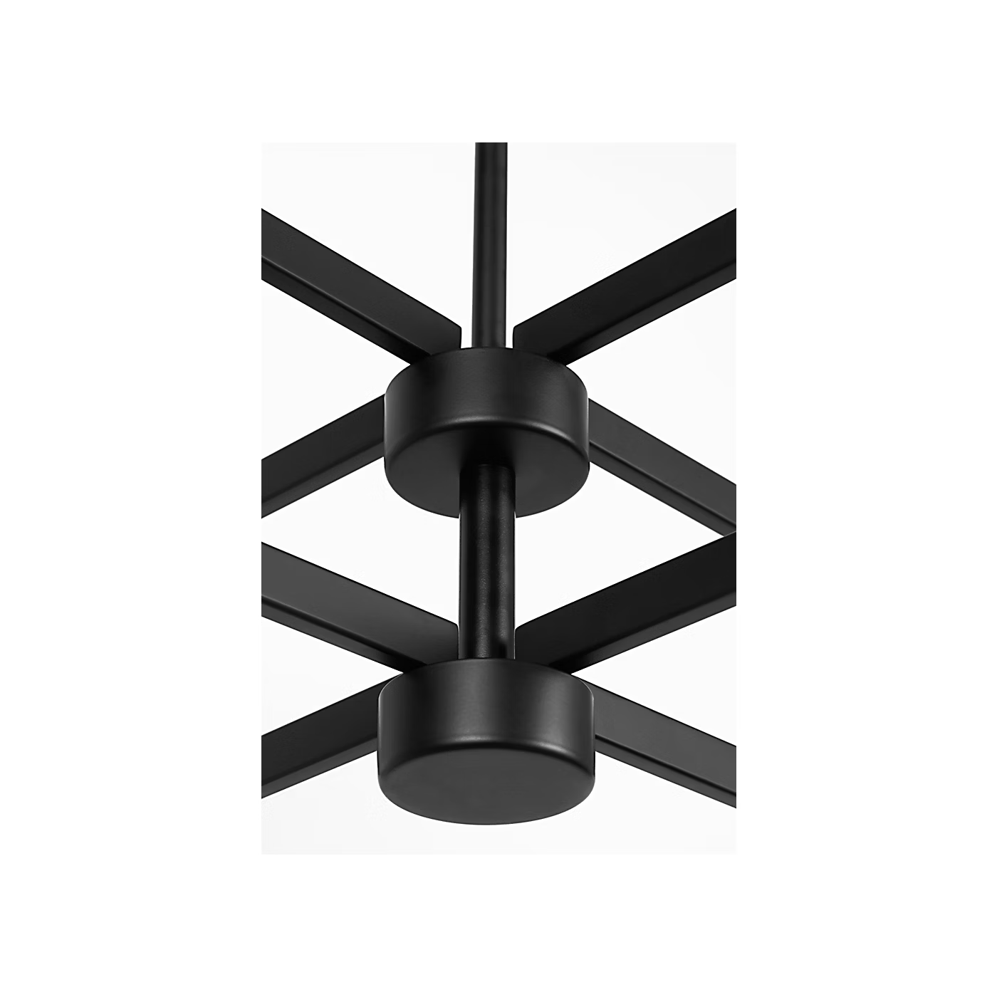 Zentro Eight Light Chandelier With LED Bulbs