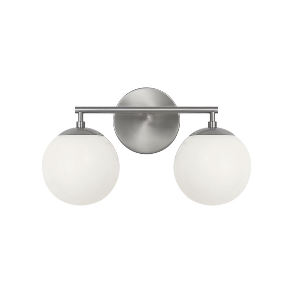 Nube Two Light Vanity with LED Bulbs