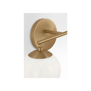 Nube Two Light Vanity with LED Bulbs