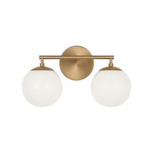 Nube Two Light Vanity with LED Bulbs