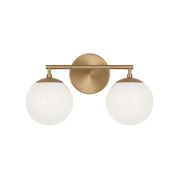 Nube Two Light Vanity with LED Bulbs