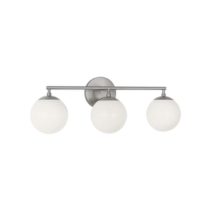 Nube Three Light Vanity with LED Bulbs