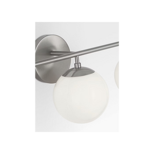 Nube Three Light Vanity with LED Bulbs