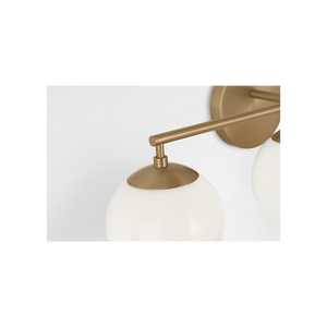Nube Three Light Vanity with LED Bulbs