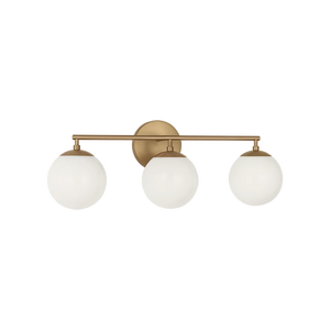 Nube Three Light Vanity with LED Bulbs