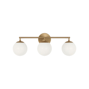 Nube Three Light Vanity with LED Bulbs