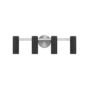 Zentro Four Light Vanity with LED Bulbs