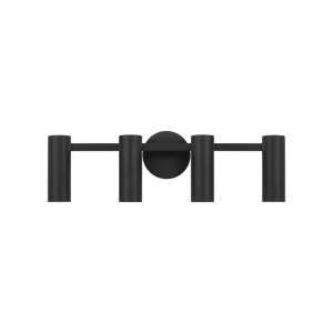 Zentro Four Light Vanity with LED Bulbs