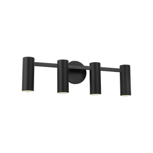Zentro Four Light Vanity with LED Bulbs