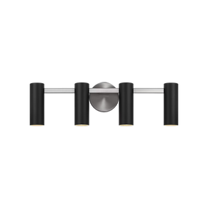 Zentro Four Light Vanity with LED Bulbs