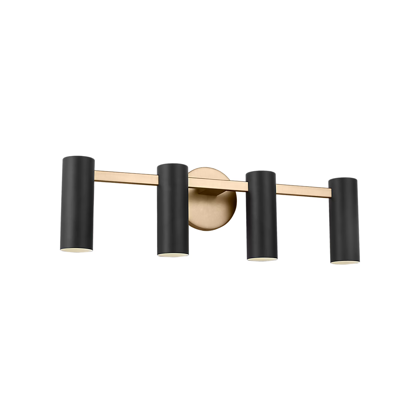 Zentro Four Light Vanity with LED Bulbs