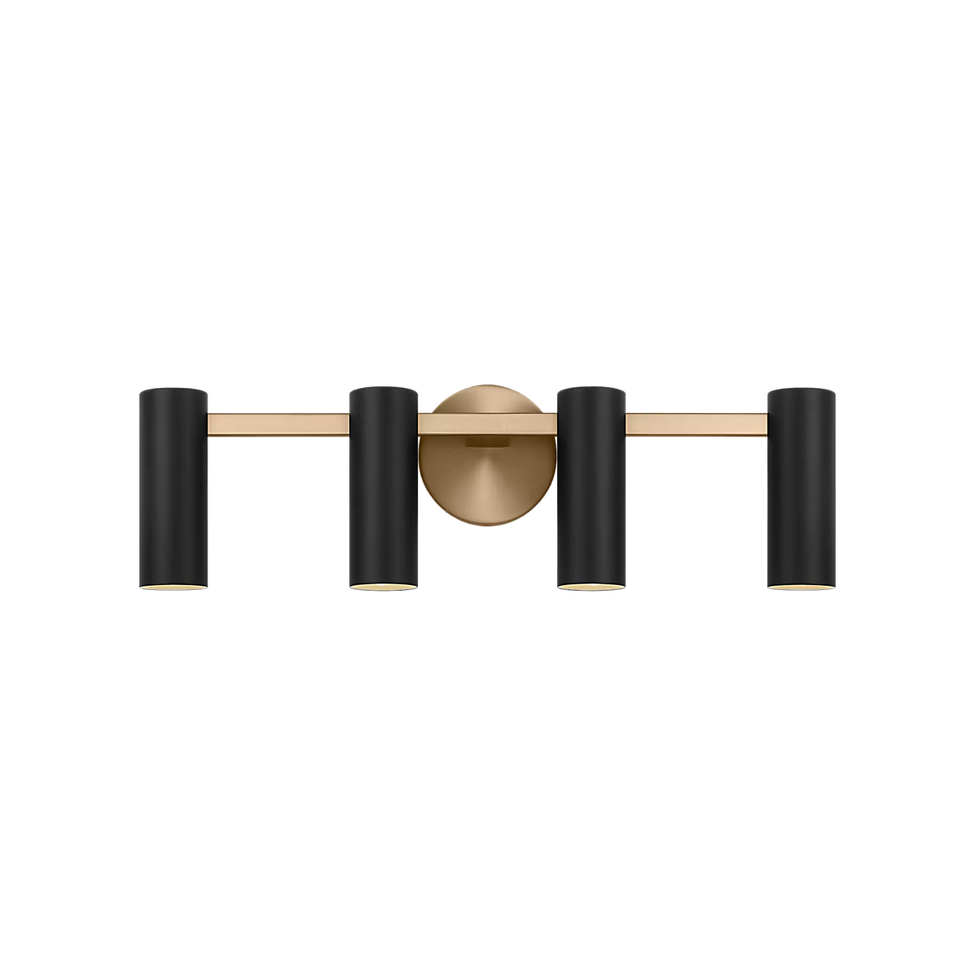 Zentro Four Light Vanity with LED Bulbs