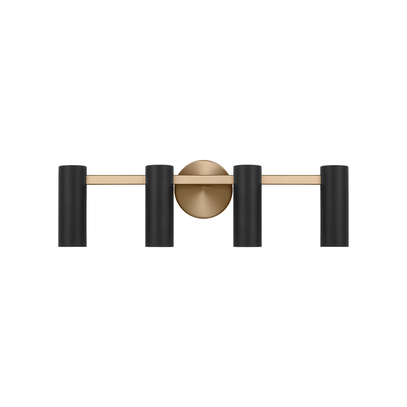 Zentro Four Light Vanity with LED Bulbs