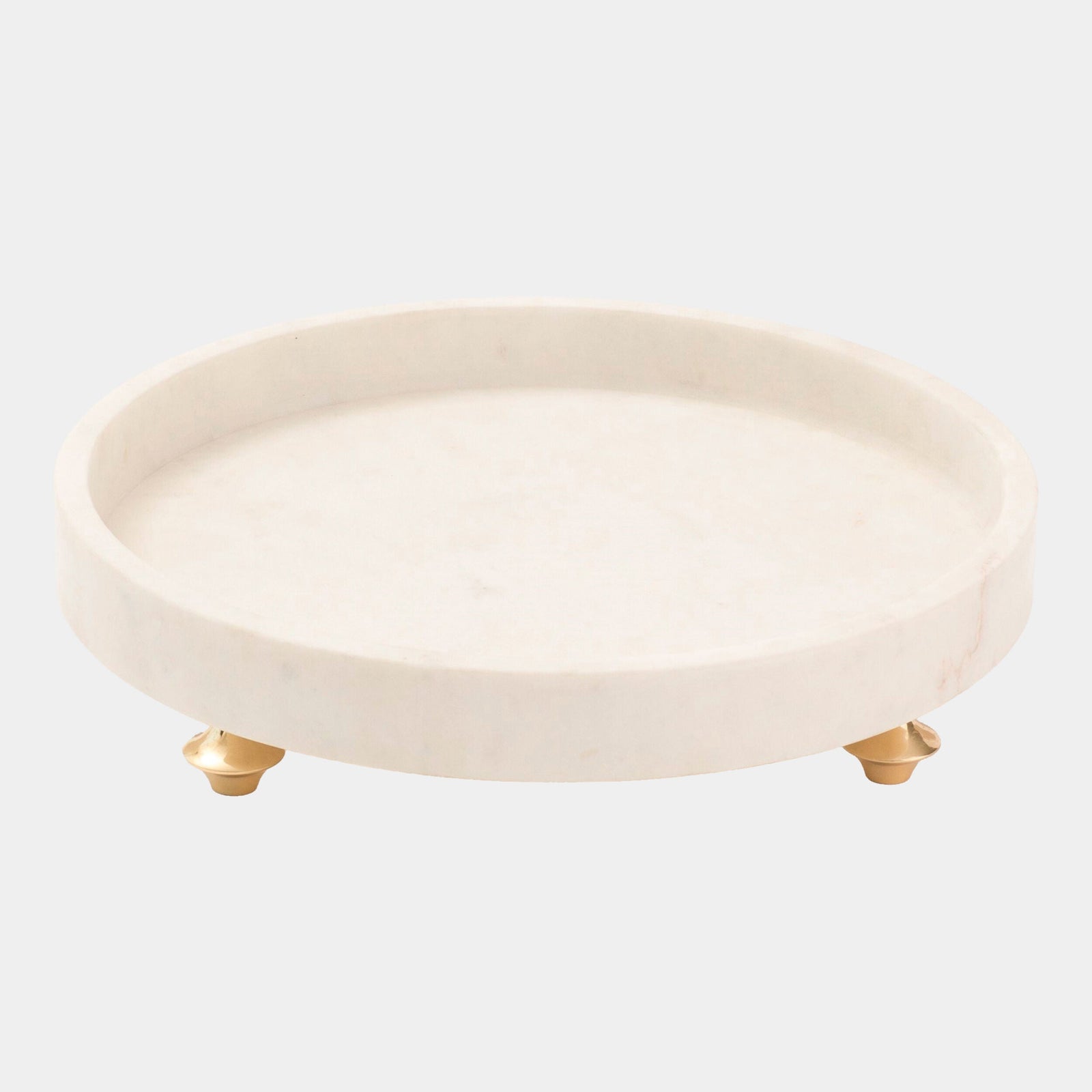 Global Views Quintessential Tray Circle (13") – front view