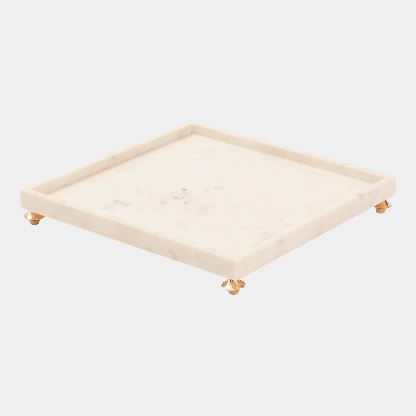 Global Views Quintessential Tray Square (16") – front view