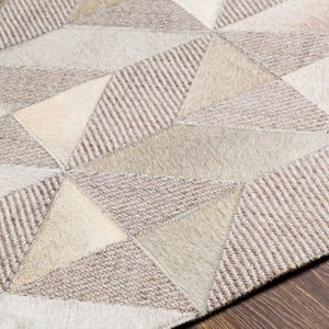 Jardin Handmade Rug 2' x 3' Cream – texture detail