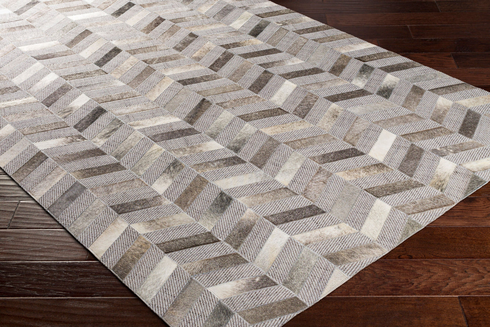 Jardin Handmade Rug 2' x 3' Gray – corner view