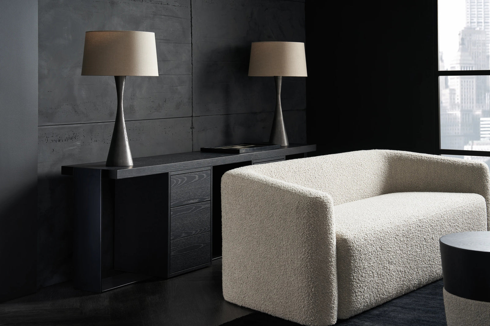 Caracole Gabby Media Console – angle view