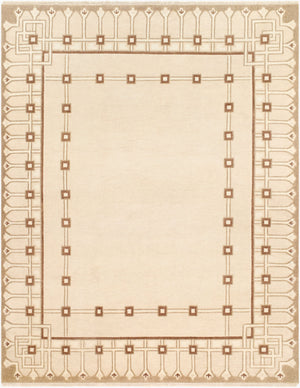 Light Screen Handmade Rug 2' x 3' – front view