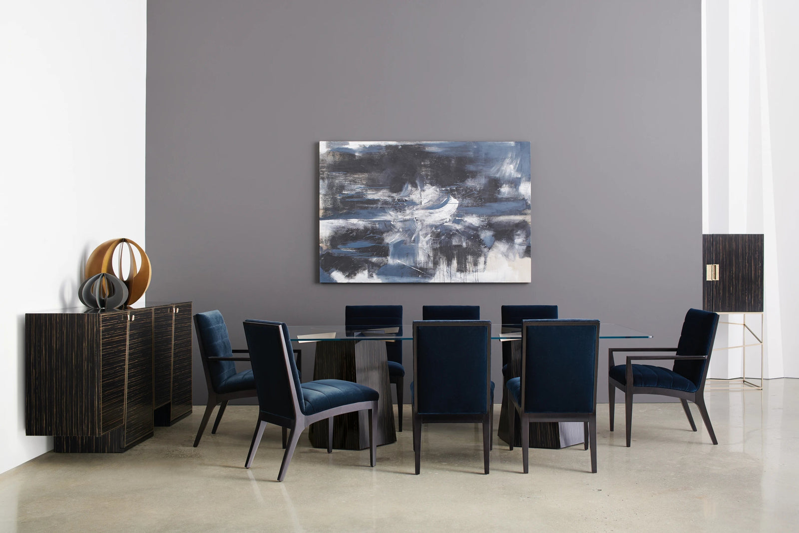 Caracole Vector Dining Table – angle view