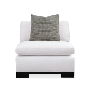 Caracole Refresh Armless Chair – front view