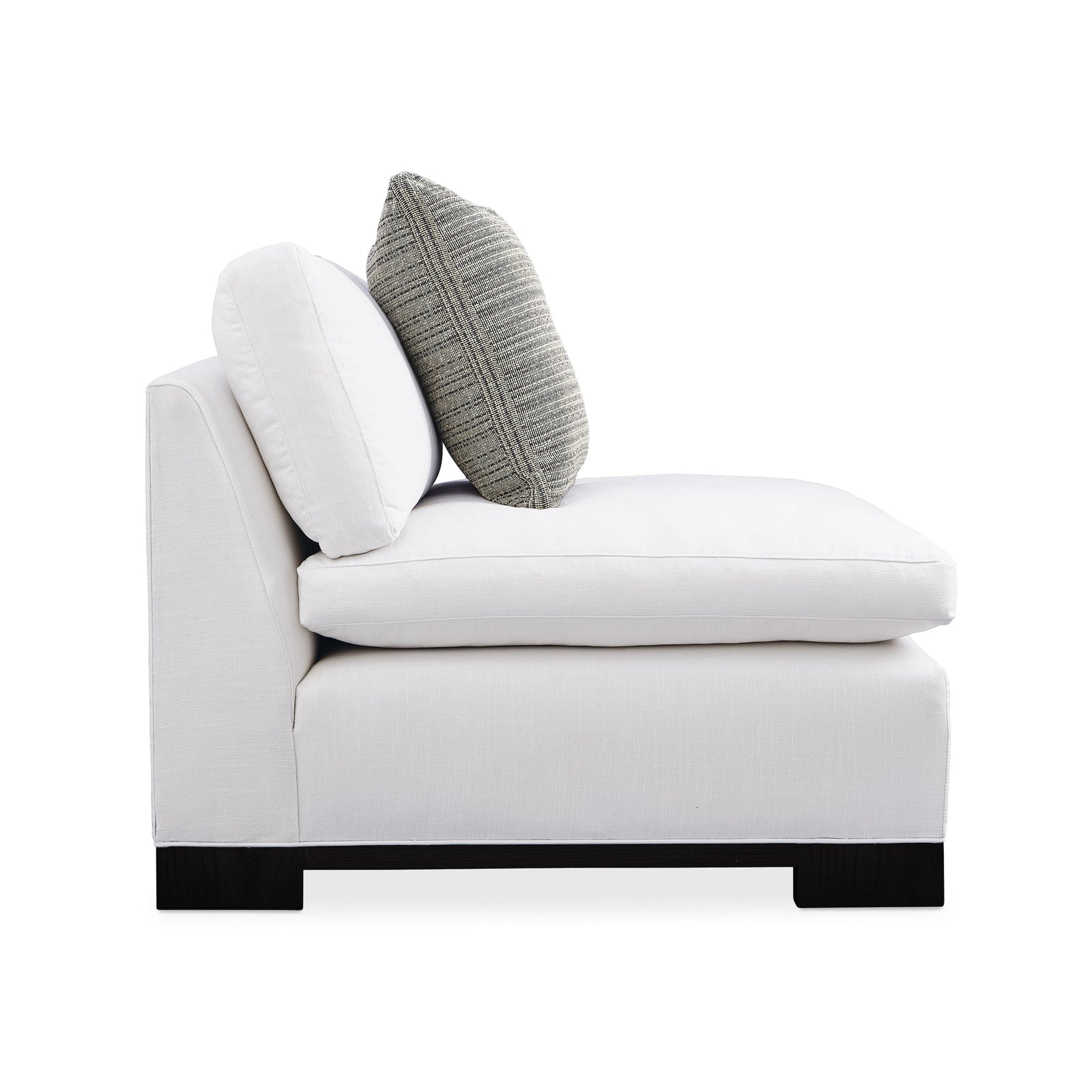 Caracole Refresh Armless Chair – detail