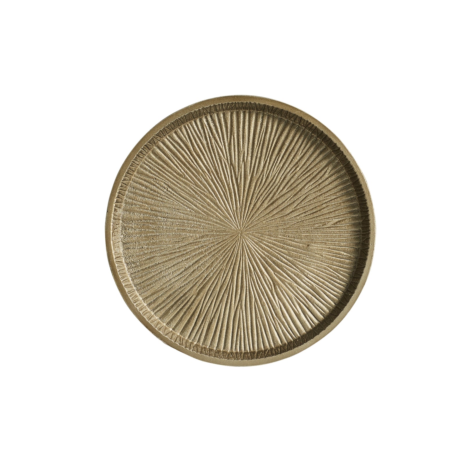 Caracole Remix Metal Spot Table – side view