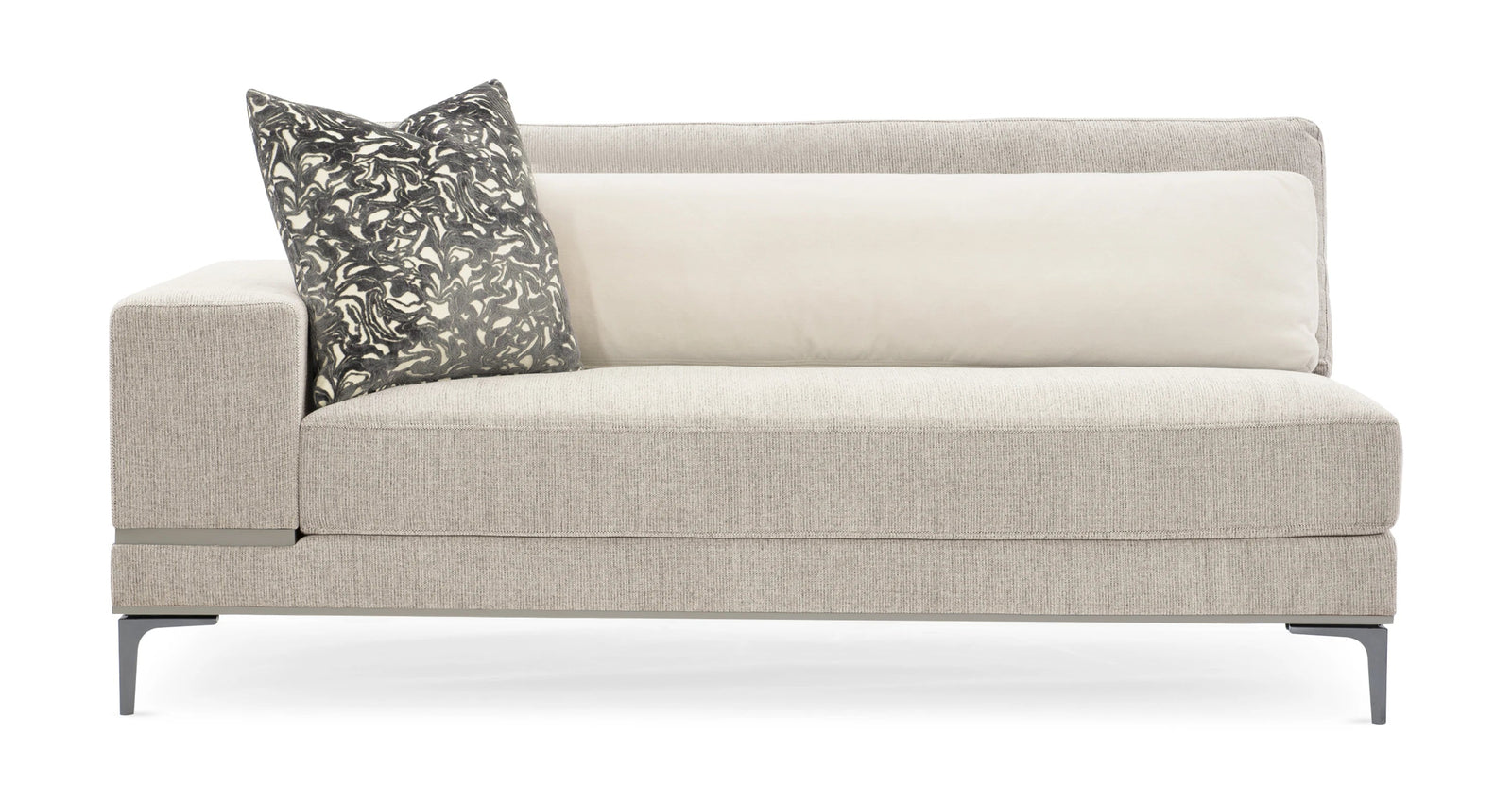 Caracole Repetition Left-Arm Facing Loveseat – angle view