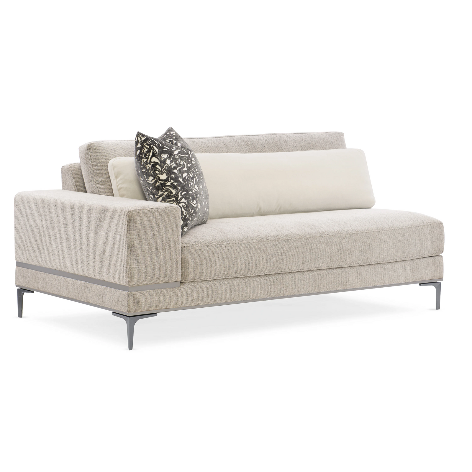 Caracole Repetition Left-Arm Facing Loveseat – side view