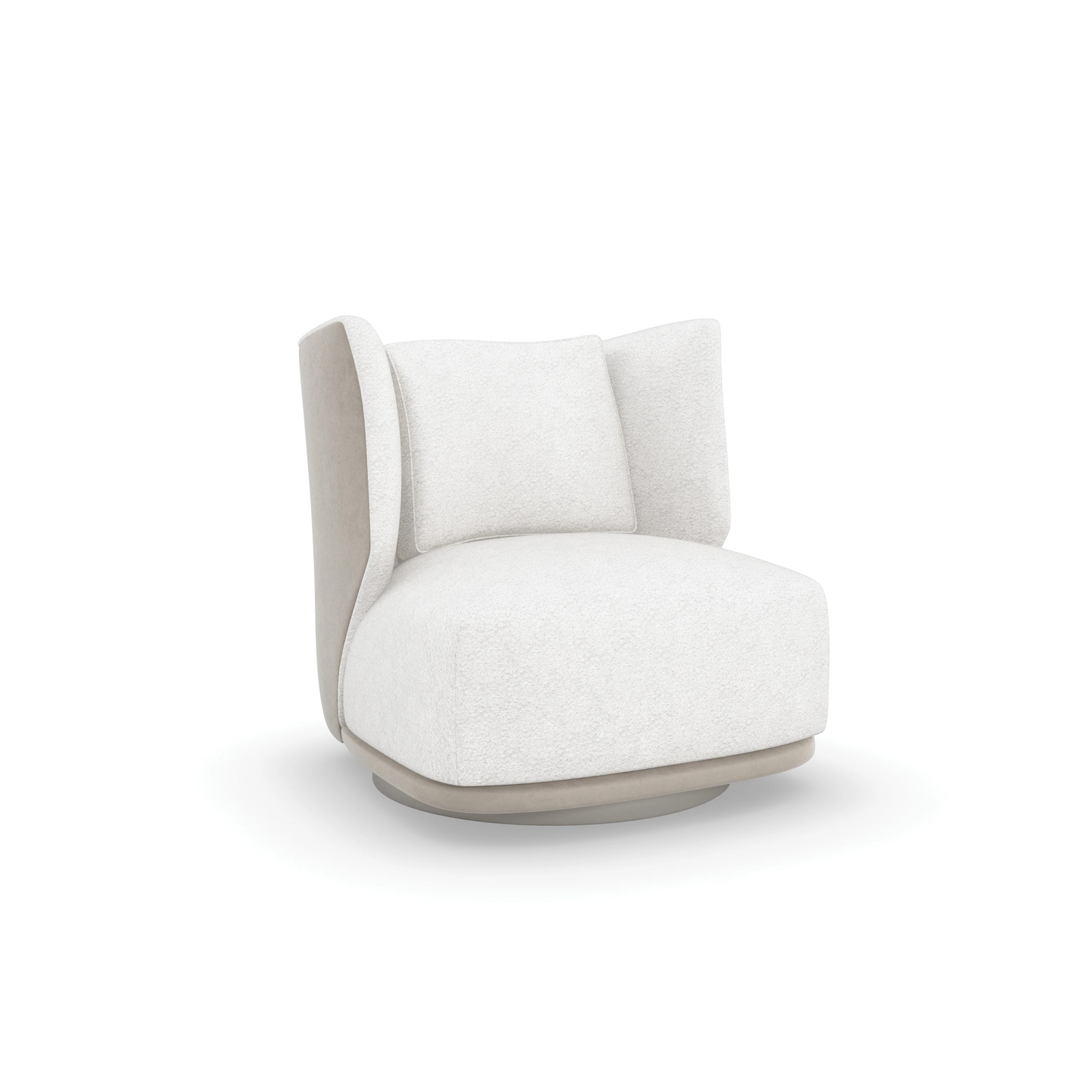 Caracole Seville Swivel Chair – side view