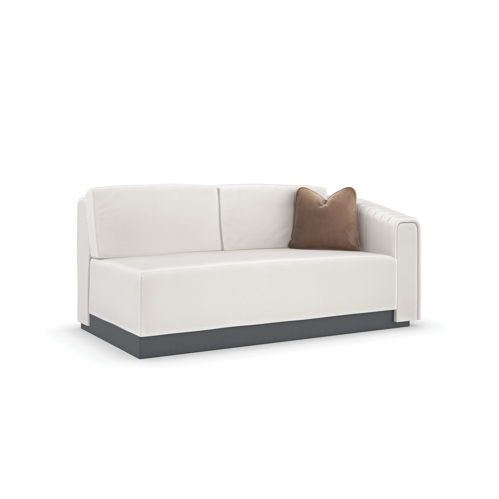 Caracole La Moda Right-Arm Facing Loveseat – top view