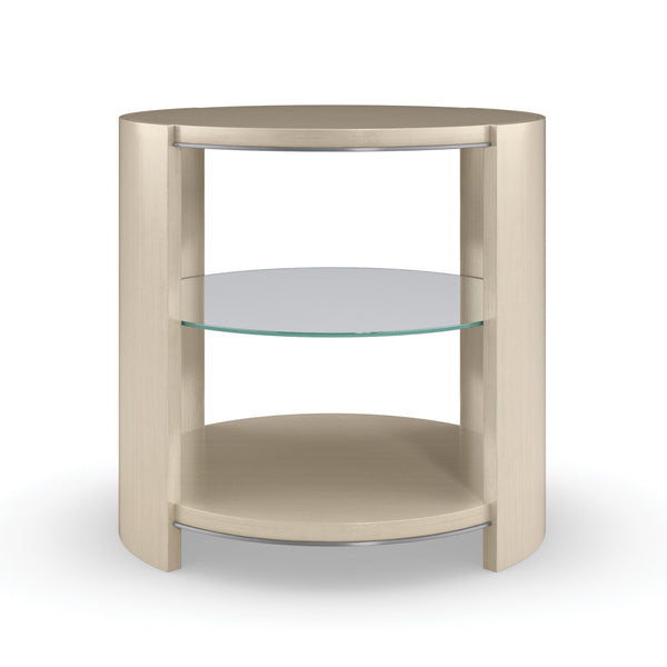 Caracole Da Vita Round End Table – front view