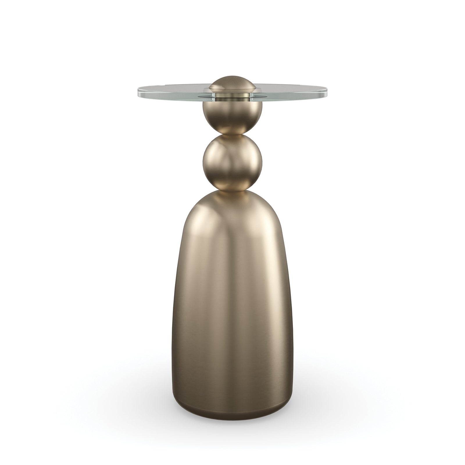 Caracole Dissonance Side Table – front view
