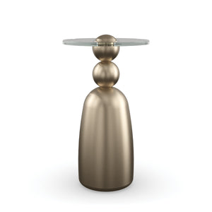 Caracole Dissonance Side Table – front view