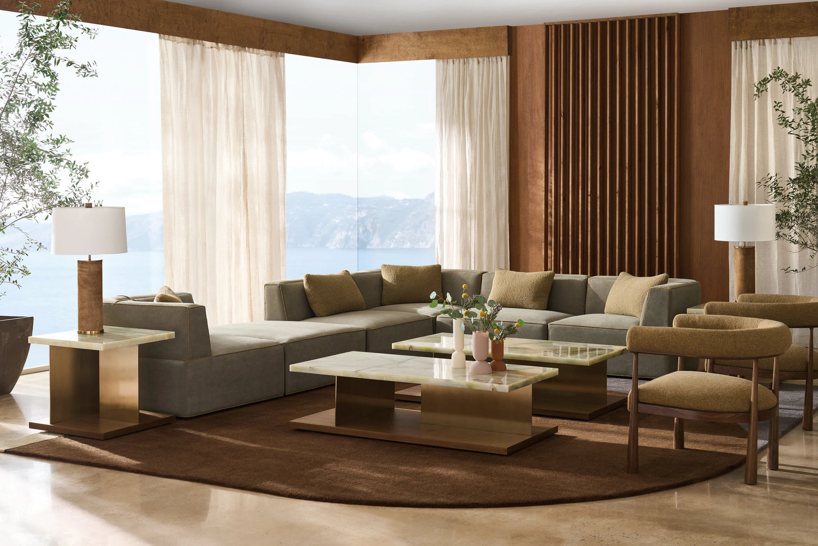 Caracole Marbella Sectional Components – detail