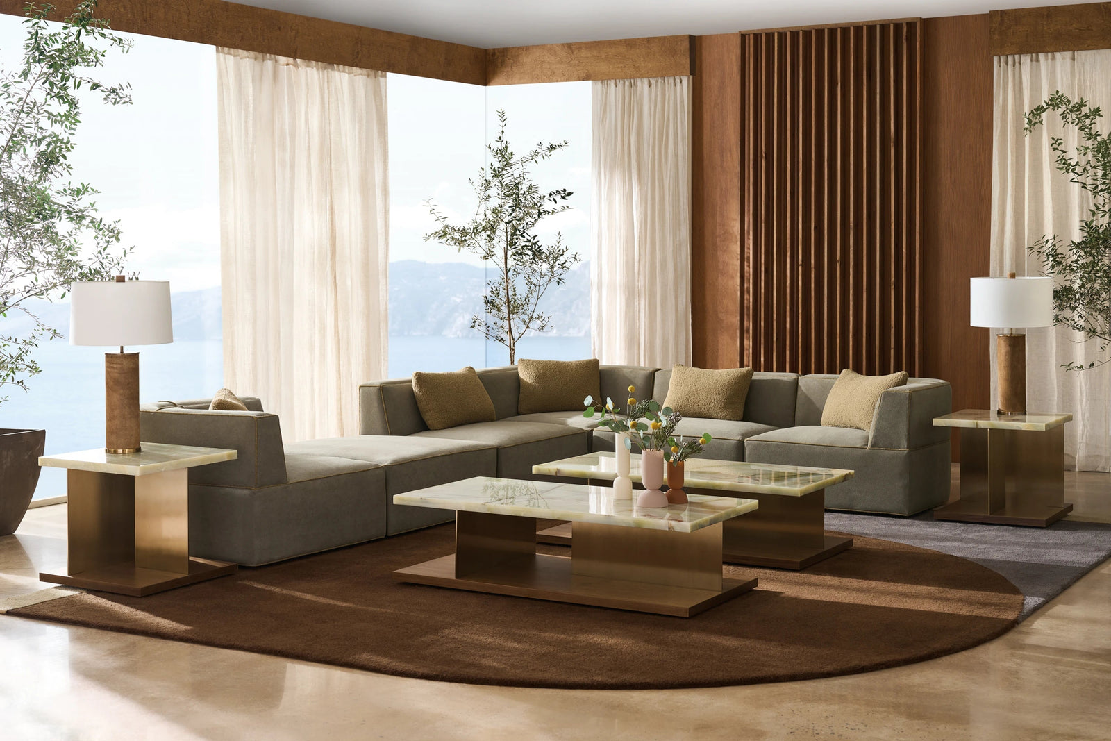 Caracole Marbella Sectional Components – view 21