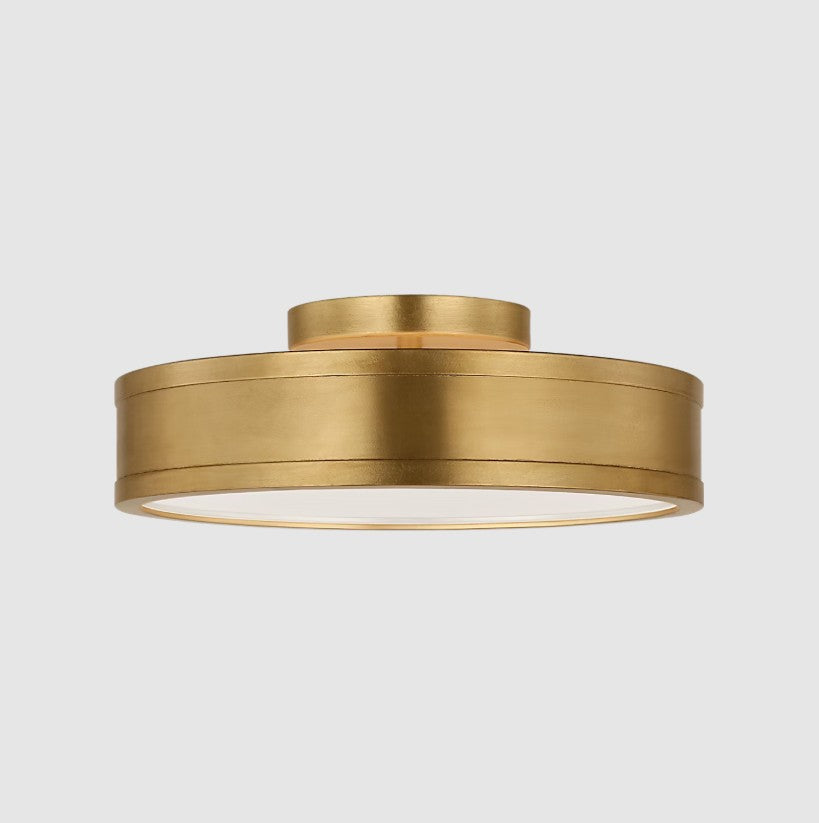 Dupont 12 Round Semi Flush