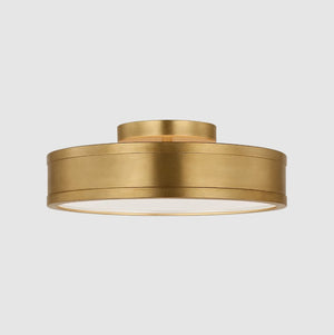 Dupont 12 Round Semi Flush