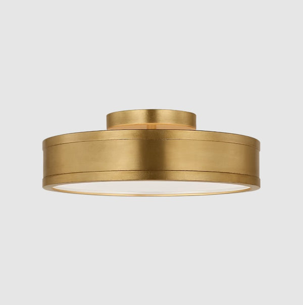 Dupont 12 Round Semi Flush