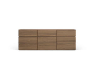 People 9 Drwrs Dresser W/Spacer Stackable 71 Inches